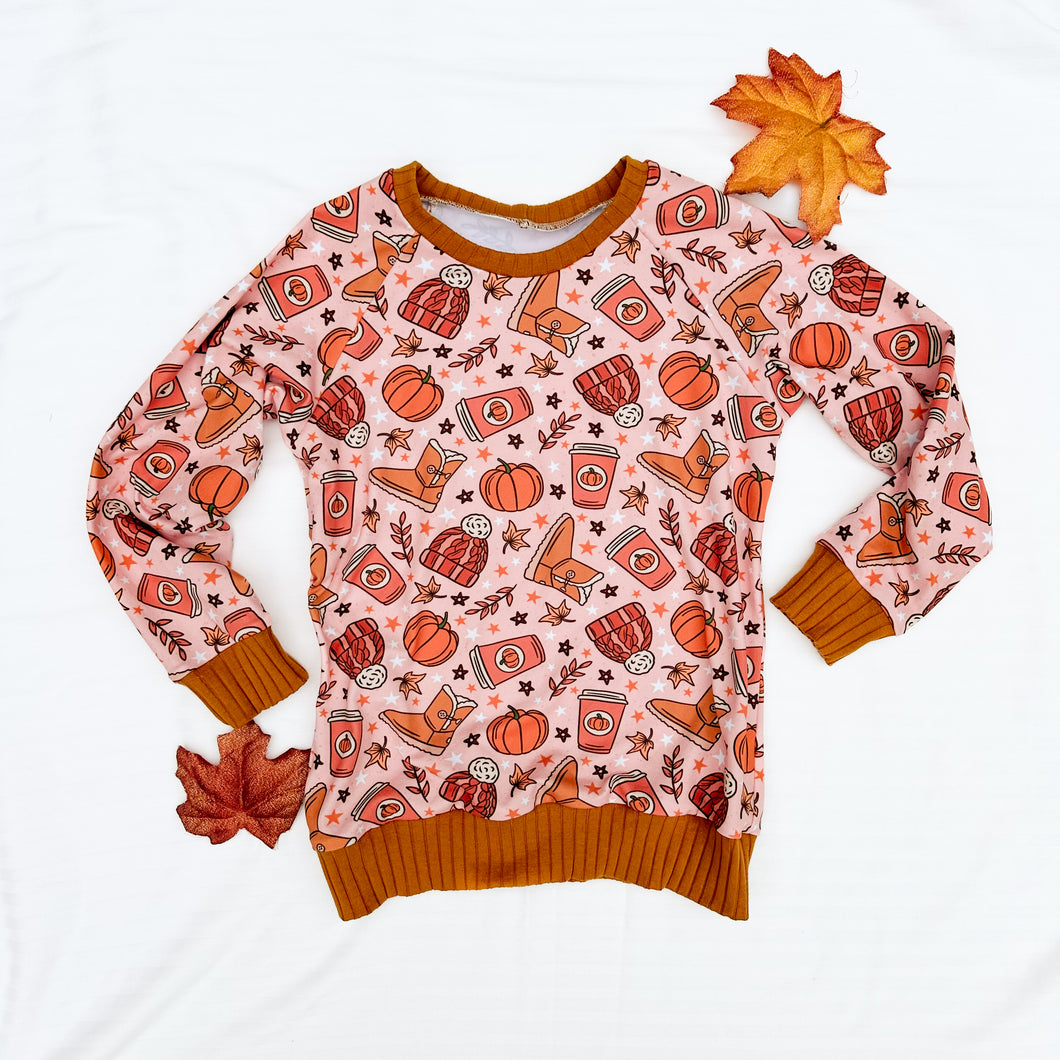 Pumpkin Spice Pullover, 2/3T & 4/5T