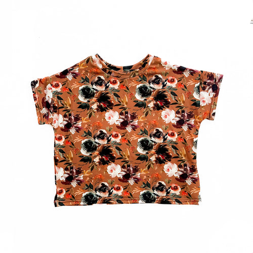 Copper Floral Box Tee (3/4T + 4/5T)