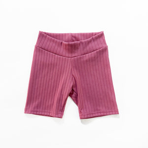 Mauve Rib Bikers (12/18m-6y)