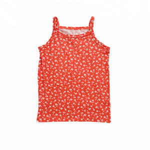 Deep Orange Floral Cami (4T)