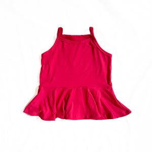 Red Cami Peplum