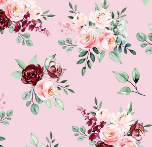 Large Scale Pink Floral